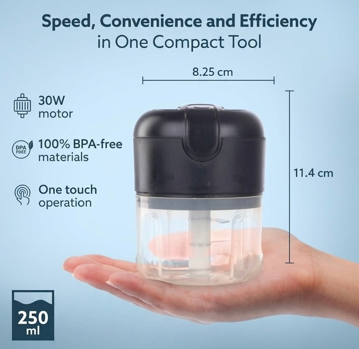 Chop Vegetables in Seconds with One Touch