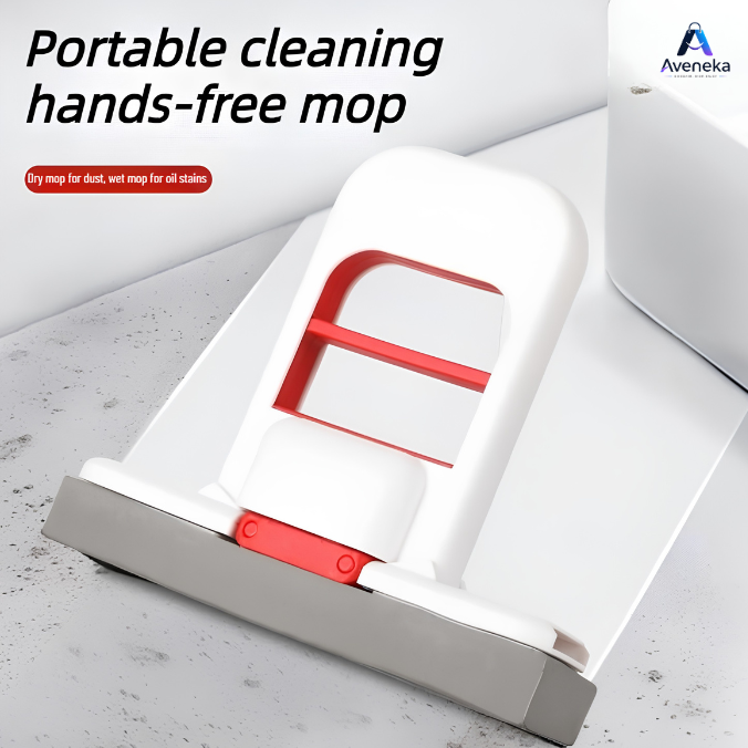Mini Desktop Mop – Foldable Self-Squeezing Cleaning Mop for Desk, Glass, Wall & Car